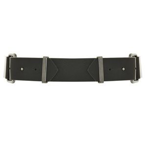 Topshop Pin Studded Double Front Black Belt S/M